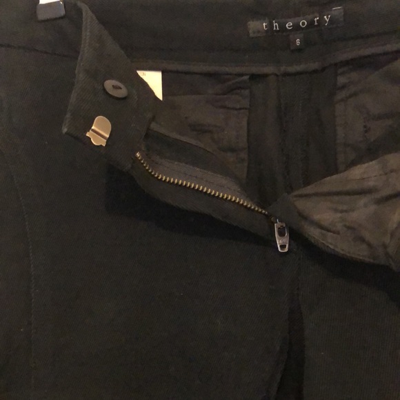 Theory Black Straight-legged Size 6 Women’s Pants - Picture 7 of 8